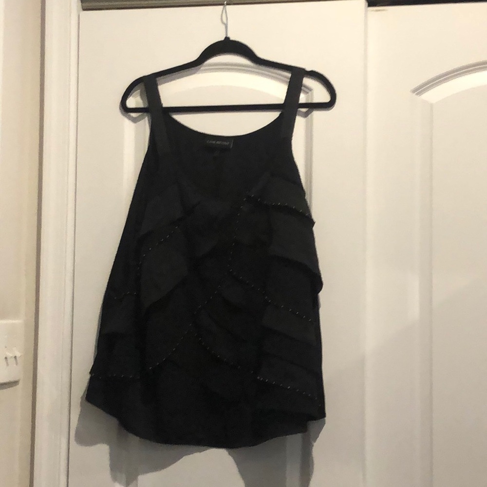 Never Worn Black Top with beads